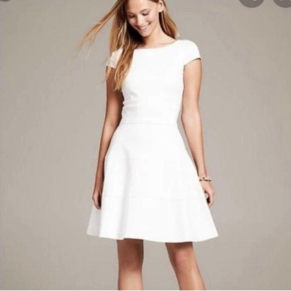Banana Republic White Dress